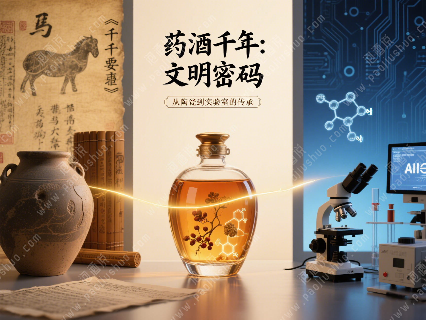 药酒千年：从陶瓮到实验室的文明密码 —— 典籍里的中医药传承