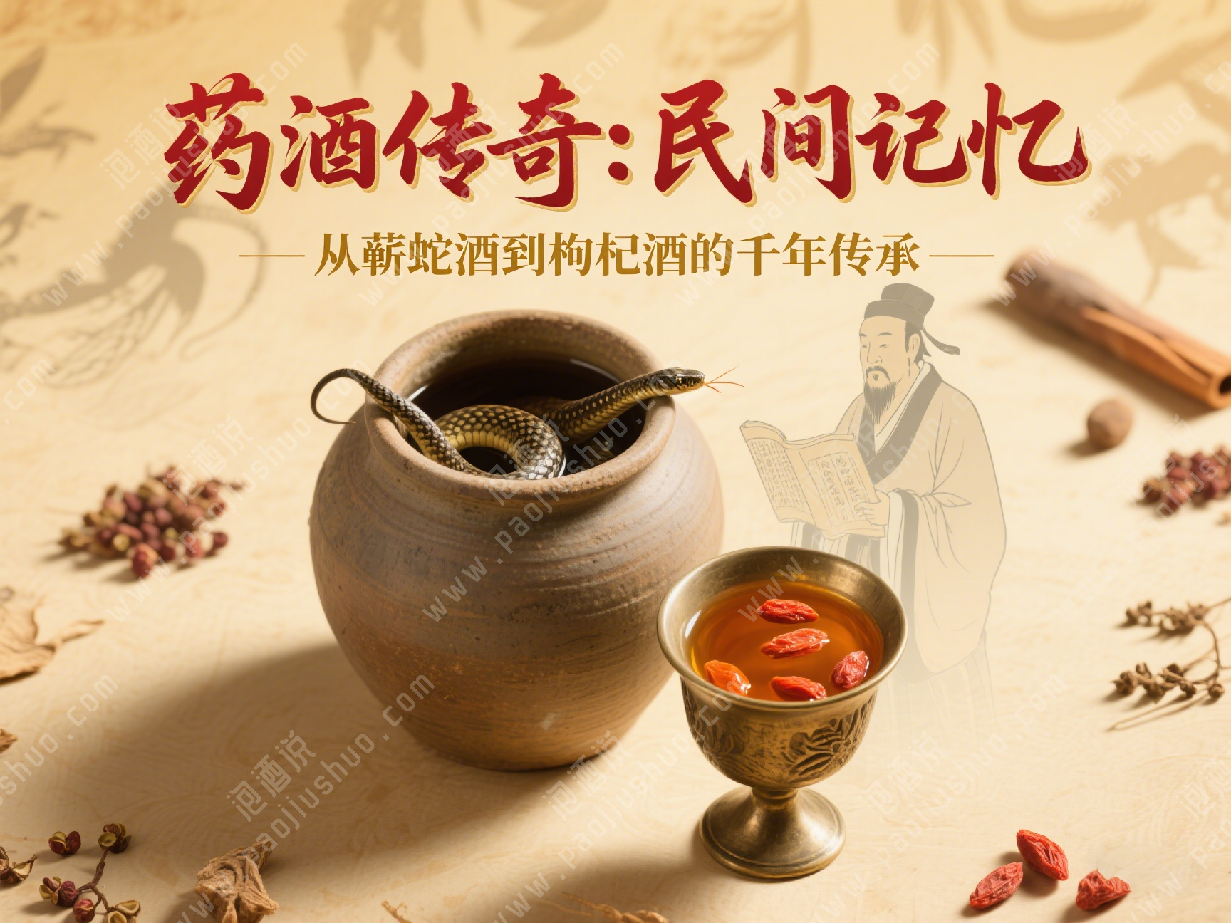 药酒传奇：从蕲蛇酒到枸杞酒的民间记忆 - 泡酒说